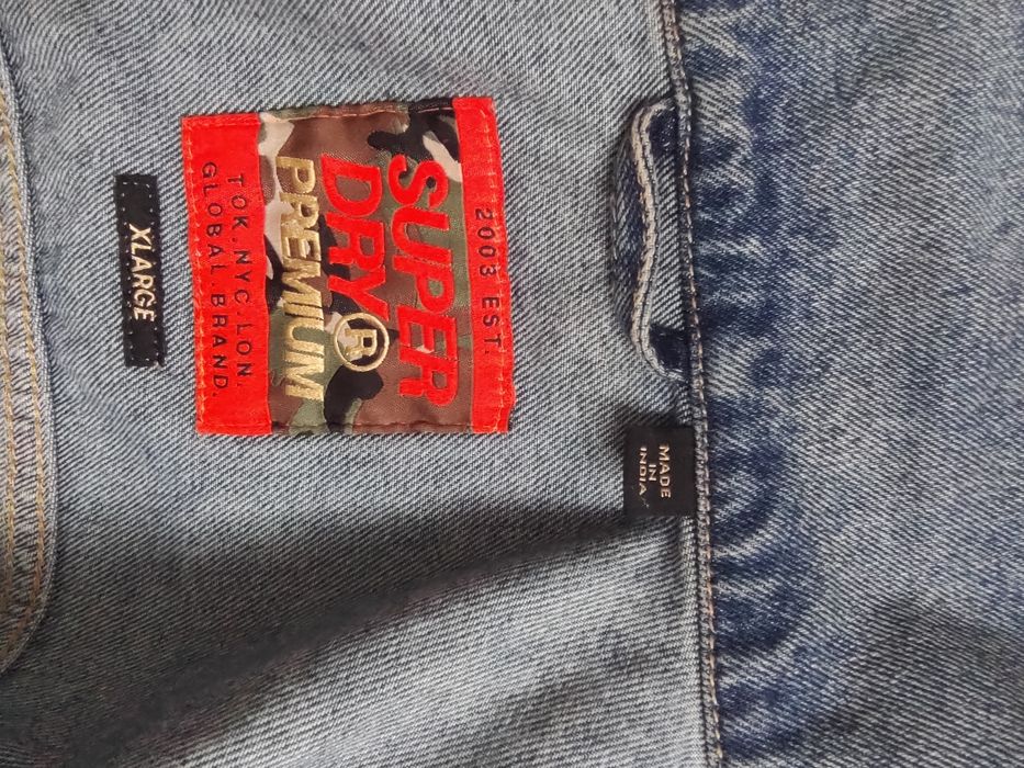 Kurtka męska jeans superdry rozm M