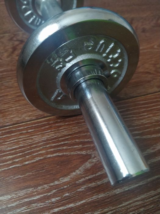 Наборная хромированная гантель 4.8 кг