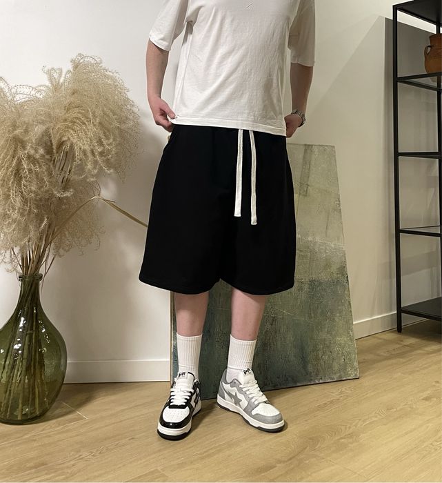 Широкі спортивні шорти BAGGY FIT sweatshorts sweatpants M L XL широкие шорты бегги луз фит черные серые jaded london style