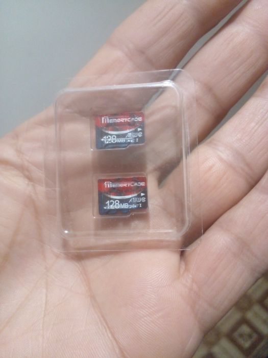 2шт. SD -TF  карта памяти 128мБ высокоскоросная