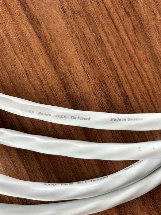 2x Cabos SUPRA Rondo 4x2.5mm2 240cm. cada