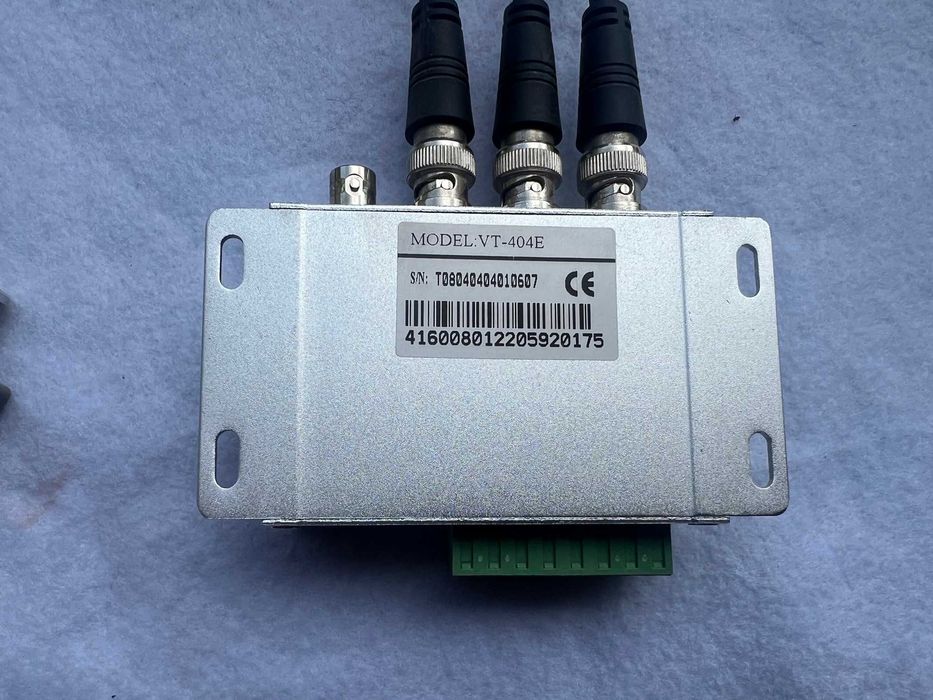 Transmiter TRANSFORMATOR VIDEO kamery analogowej  cctv po skrętce LAN