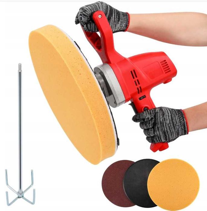 NEWTRY Elektryczna paca do zaprawy, Kielnia murarska