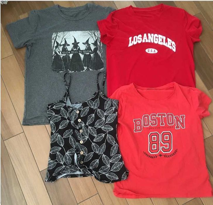 Paczka damskich ubrań rozmiar xs/s