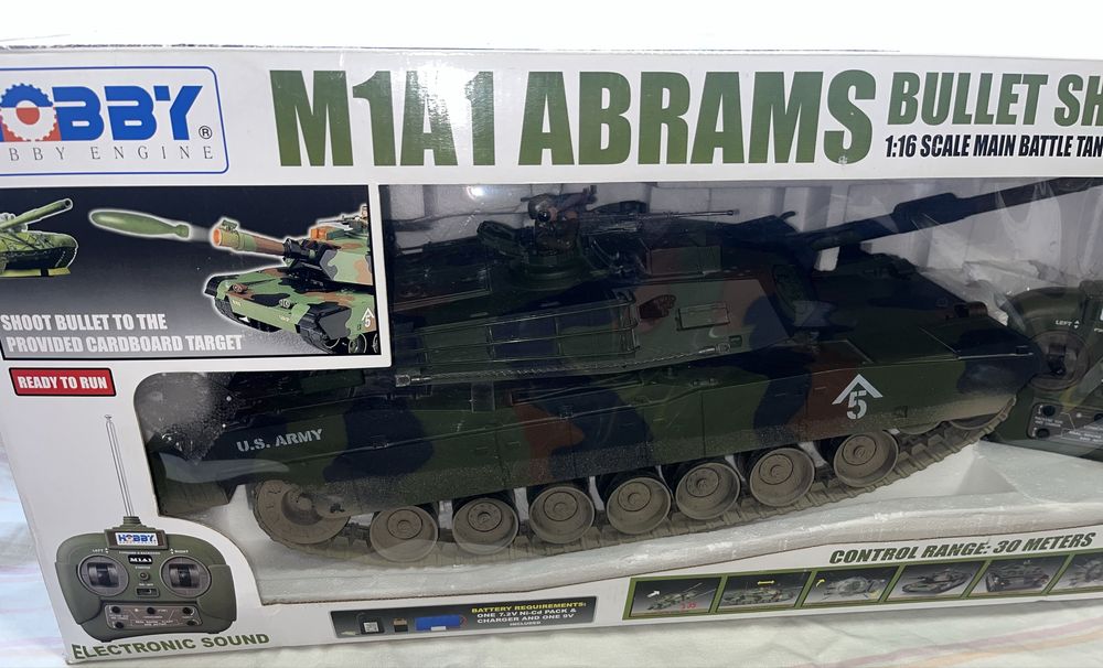 Радиоуправляемый танк Hobby М1А1 ABRAMS 1/16