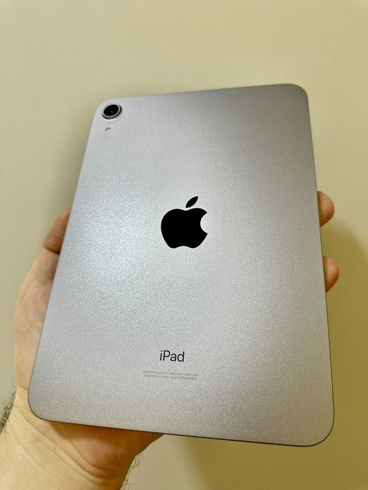 iPad Mini 6 64GB Purple Wi-Fi iOS 26.4.1 Состояние как новый Батарея 92%