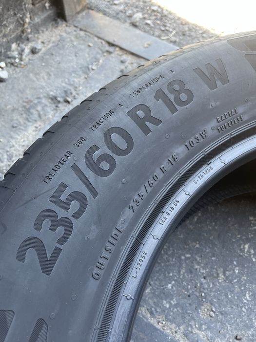 235/60 R18 Continental EcoContact 6Q /2 шт./ 2023 рік./ літо