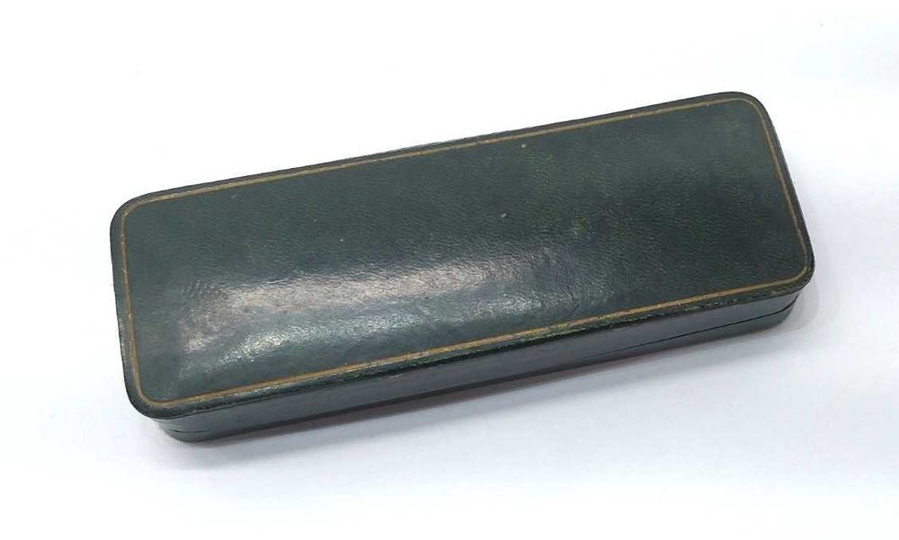 Hertig Certina Caixa / Estojo verde Antiga para Relógio de Pulso
