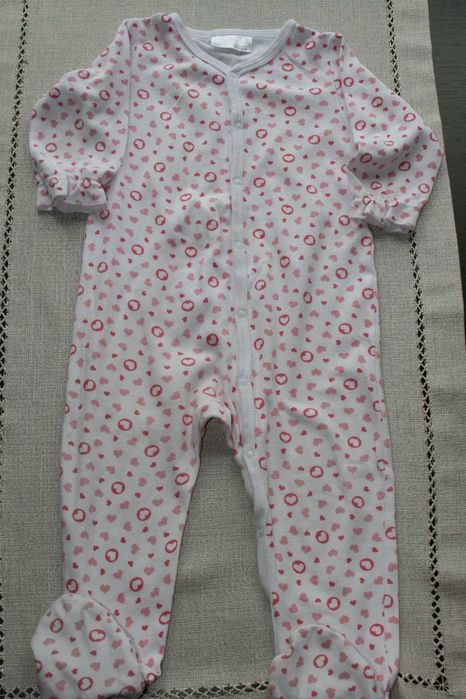 Pajac bawełniany serca rozm. 86