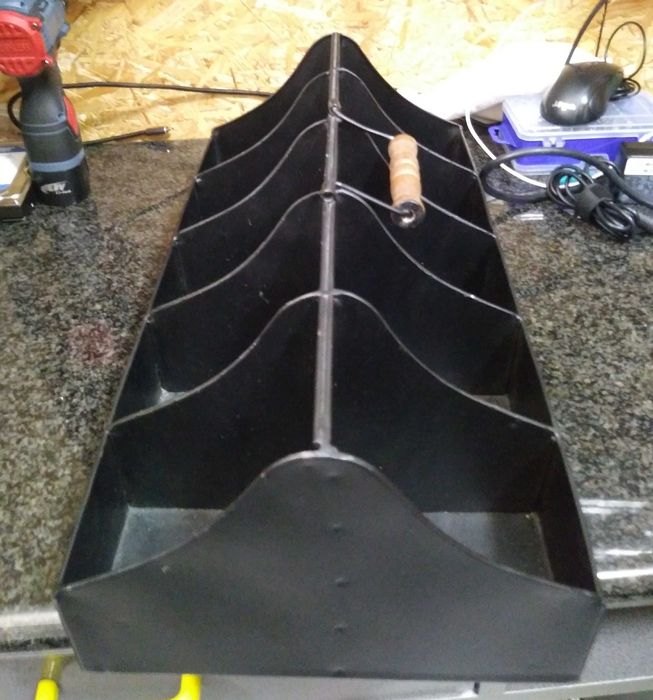 Organizador em latão com 10 compartimentos - Artigo de exposição