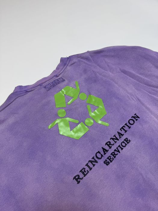 Світшот Vetements Not doing thit today Washed  purple S M
