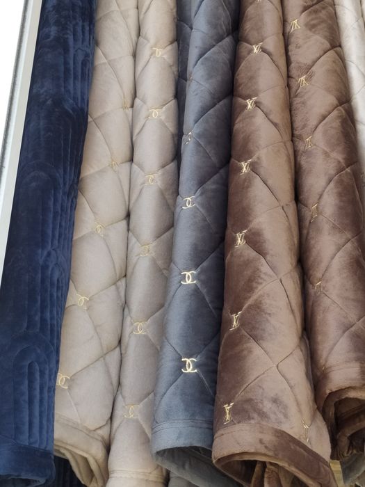 Велюрове покривало/плед на ліжко