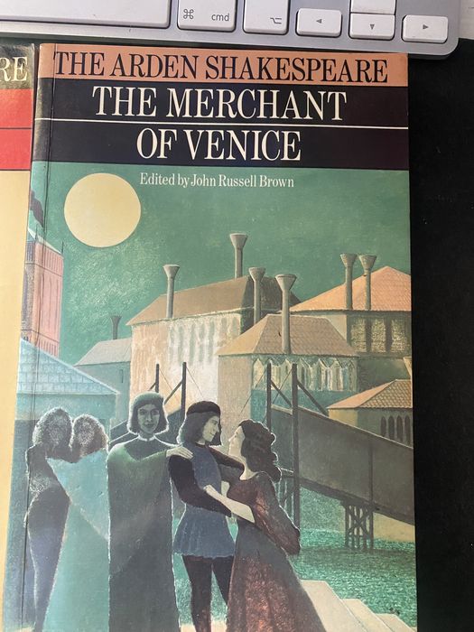 Livros de Shakespeare, em inglês, para estudantes de curso superior.