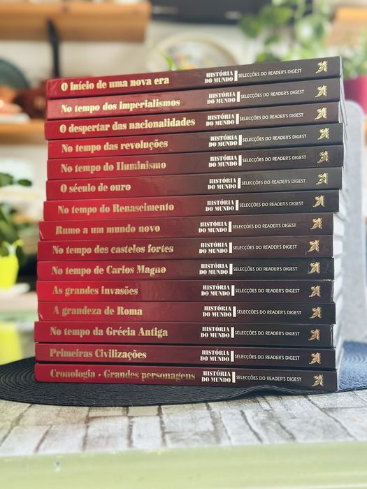 Coleção Livros "História do Mundo" Selecções Reader's Digest (15 Volumes)