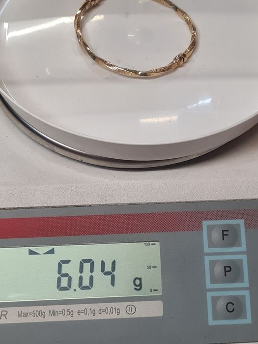 Piekna Złota Bransoletka  14 K Pr 585  6.04 gr