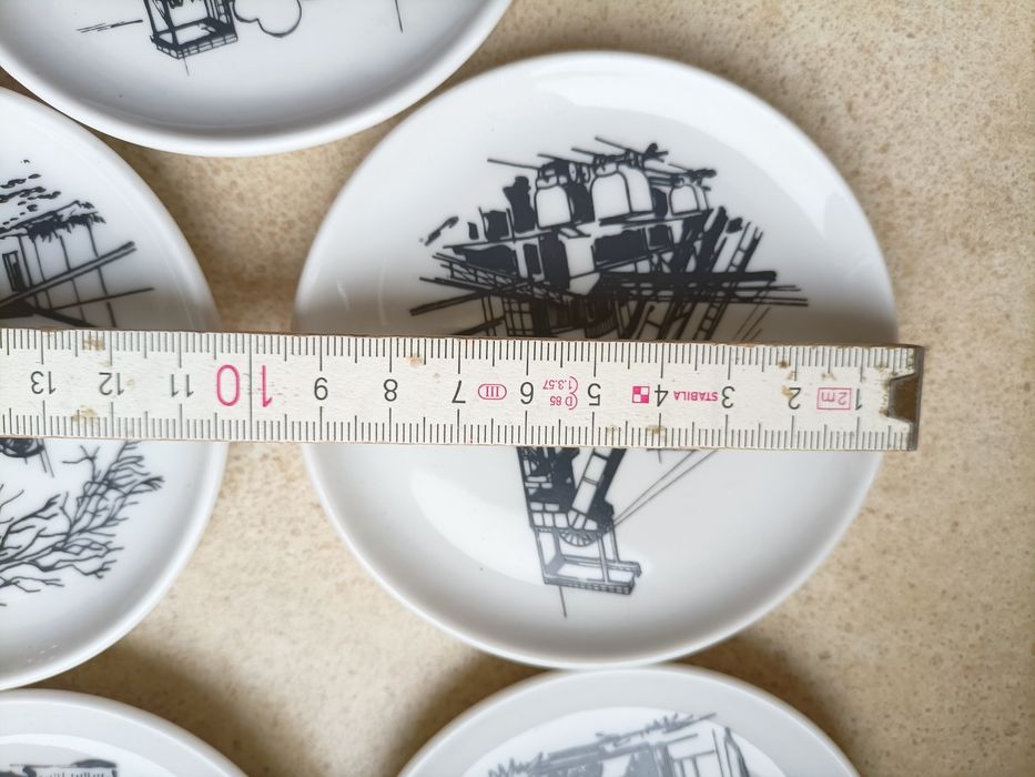 Szyby górnicze. Talerzyki ścienne