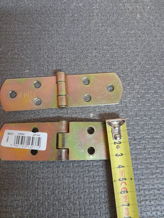 Zawias budowlany Francuski 12x3.5 cm ZF 120 DMX