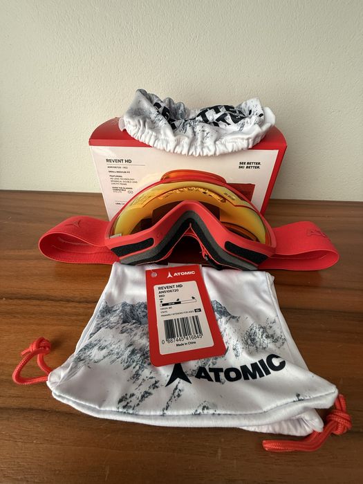 Nowe gogle Atomic Revent HD czerwone