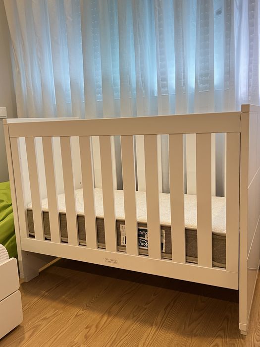 Berço Co-Sleep + Colchão + Conjuntos Cama