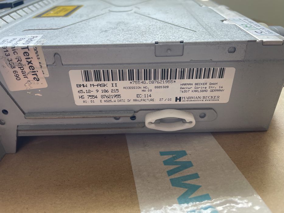 Bmw radio original  gps ccc  mask  E91 E90 E82 E84 E88 E87 E81