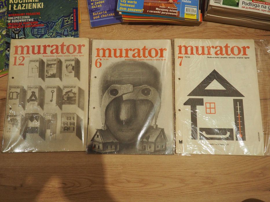 Murator – czasopismo PRL, kolekcjonerskie nr z 1988–1989