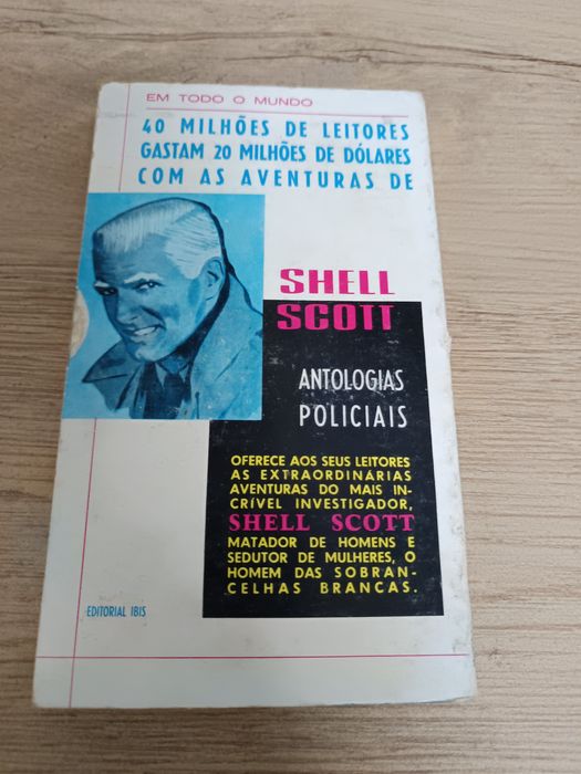 Livro "Antologias policiais"Shell Scott. 1966