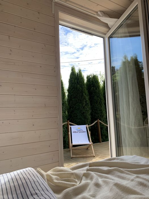 Domek z jacuzzi nad morzem, sauna, Sasino