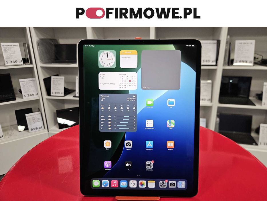 Jak Nowy Tablet Apple iPad Pro 12,9" Gen 5 M1 256GB WiFi SIM Faktura