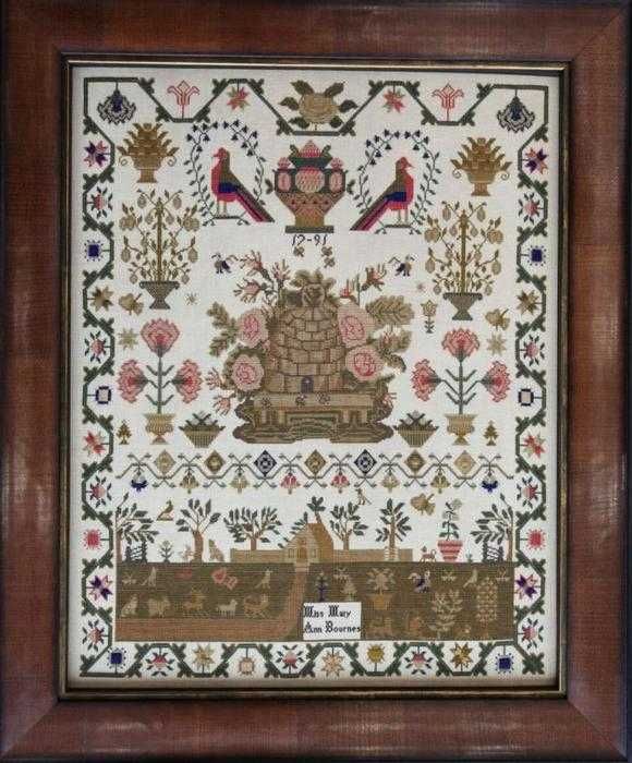Продам схему Miss Mary Ann Bournes 1791 Hands Across The Sea Samplers