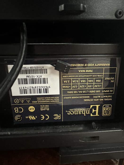 Pack Caixa ATX + Fonte 700W 80+ Gold