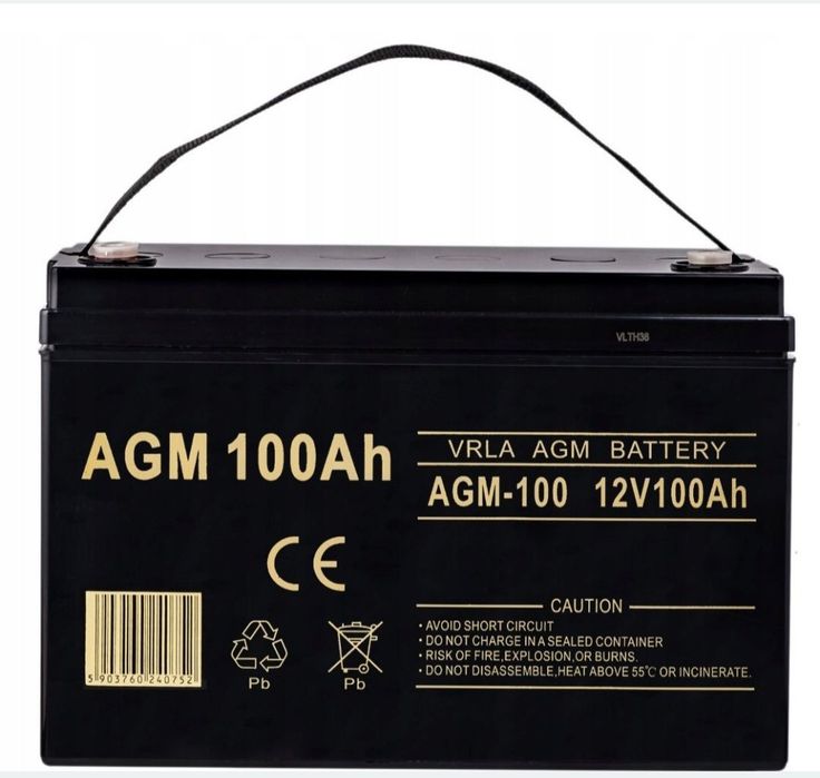 Акумулятор AGM 100ah 12v