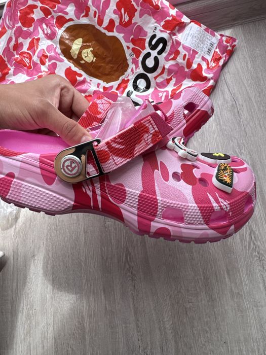 Crocs X Bape Pink 38