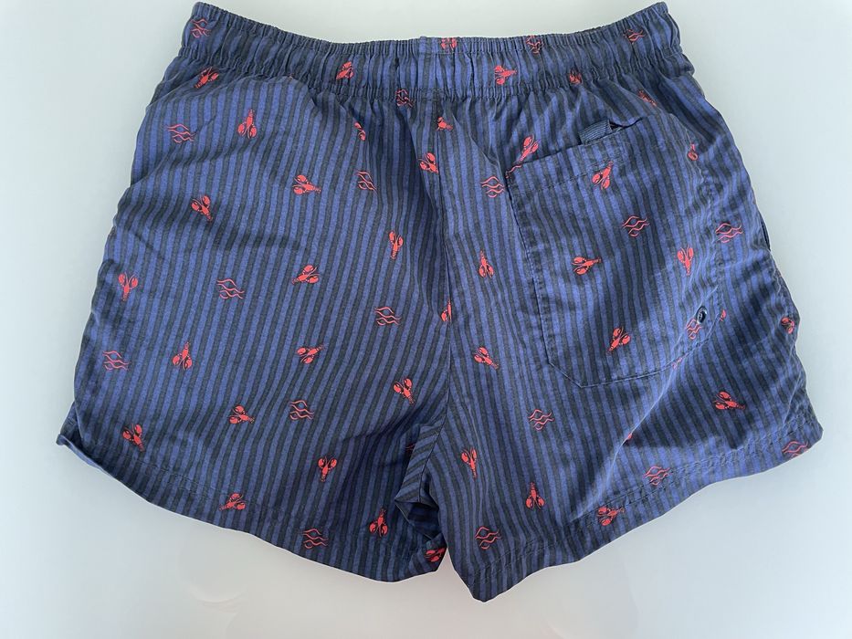 Calções de praia/banho rapaz Silver 10/12 anos azuis e vermelhos