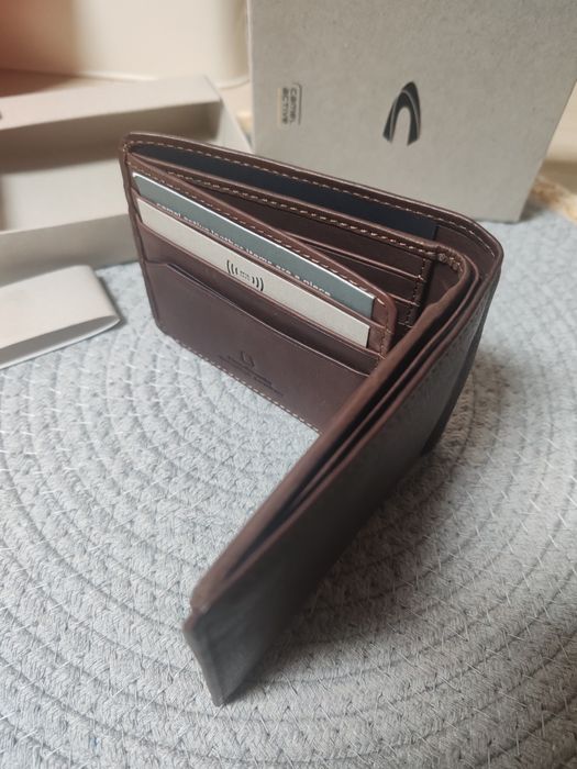 Carteira homem Camel com porta moedas