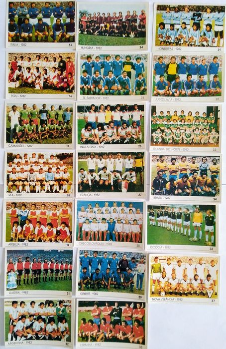 Cromos Mundiais futebol - World Cup