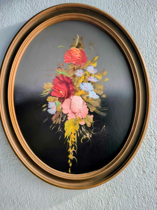 Quadro Oval a òleo