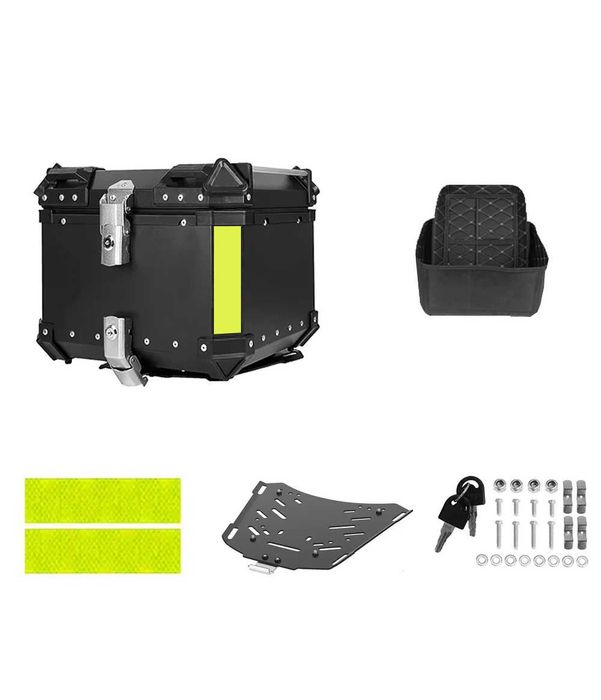 Top case alumínio 45 L / 55 L / 65 L moto cafe racer