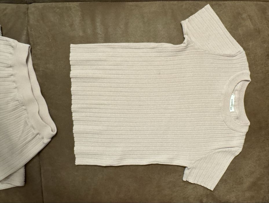 Komplet Reserved bluzka i spodnie, pudrowy róż rozmiar 146-152