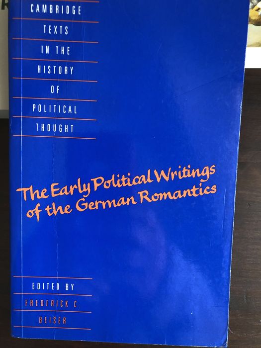 Romantismo alemão: textos fundadores e estudos