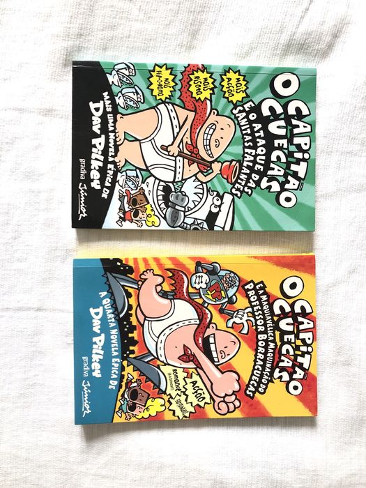 Livros coleção O Capitão Cuecas