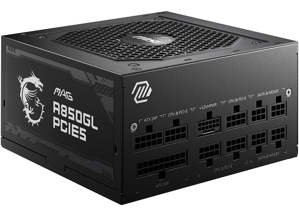 Zasilacz MSI MAG A850GL PCIE5 850W (306-7ZP8A11-CE0)