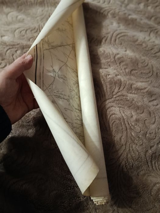 Старинная военная карта  Херсонской и Таврической губернии ,1920