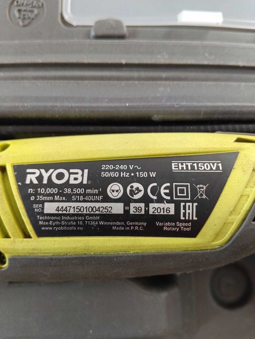 Mini Retificadora Ryobi 150W + Caixa e Muitos Acessórios