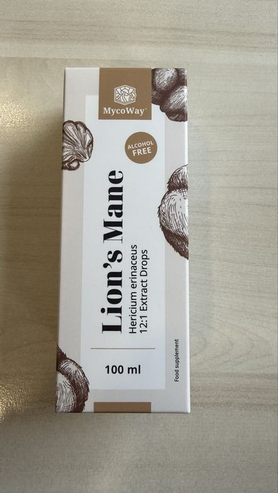 Lion’s Mane krople 100ml Lwia Grzywa 12:1