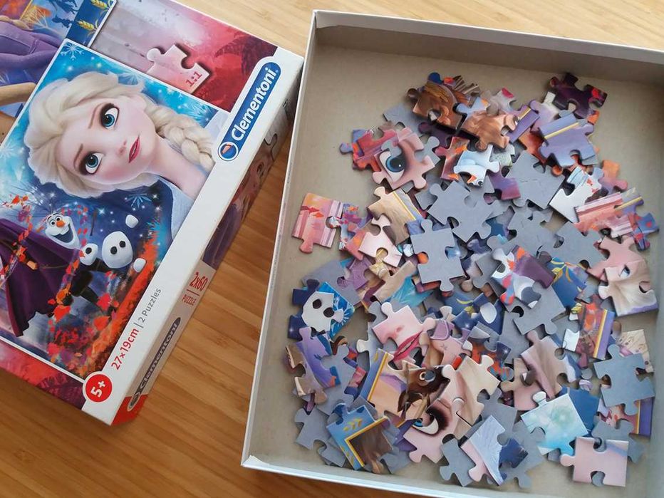 Conjunto de Puzzles 60 Peças 5+ DISNEY / FROZEN - Clementoni - c/Novos