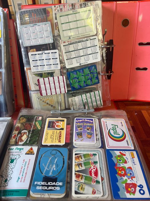 Coleção calendários bolso desde anos 60