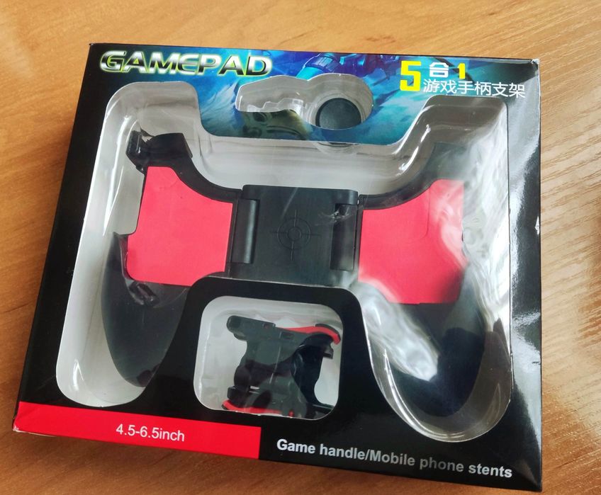 Gamepad 5 в 1 Геймпад накладка для телефона + триггеры