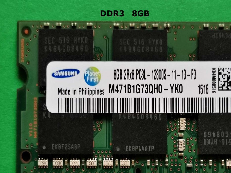 DDR3 8GB Samsung 12800 L