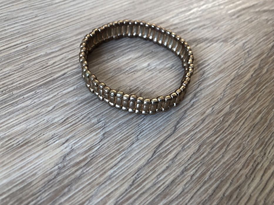 Bransoletka złota na gumce