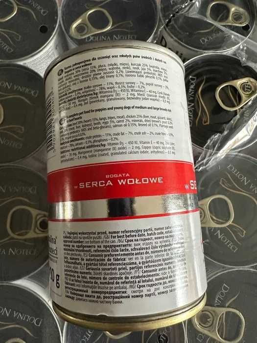 Dolina Noteci Premium Junior mokra karma dla psa wołowina 6x400 g